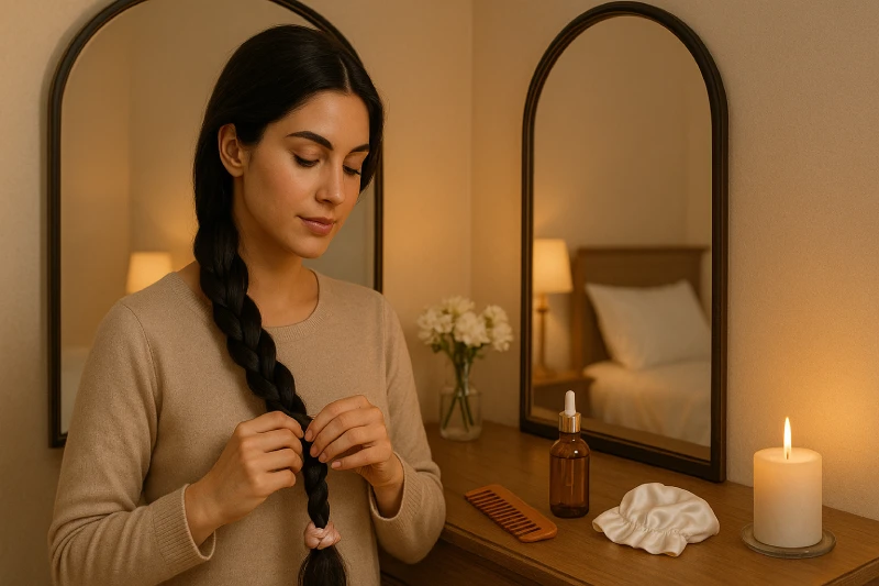 موقع خواب موهامو چجوری ببندم؟